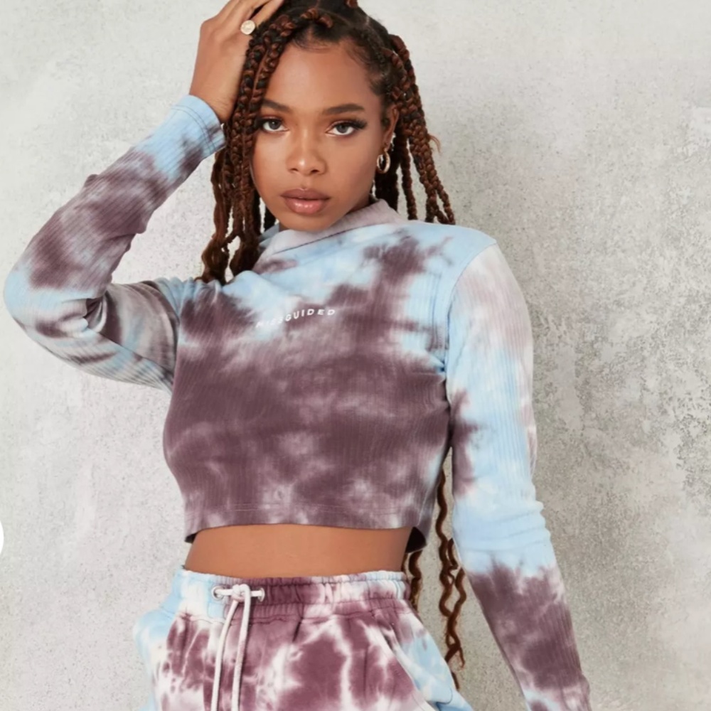 Tie Dye Crop Sweater